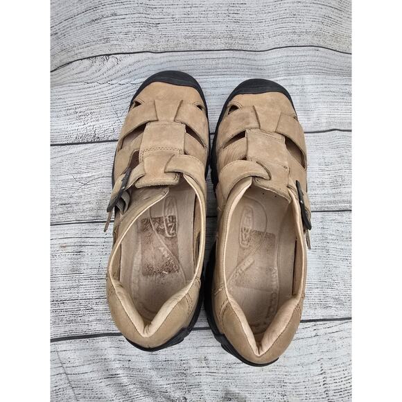 Mens Keen XT Fisherman Brown Leather Casual Comfort Sandals Size 9.5 M EUC - Picture 6 of 10